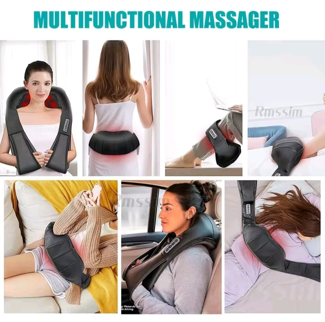 RelaxEase™ – Masseur Cervical Shiatsu Chauffant
